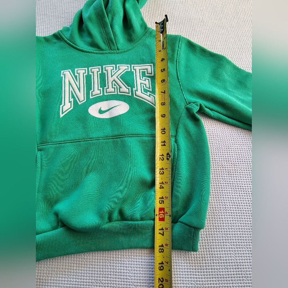 Nike Kids Emerald Green Hoodie  Size 5 - 6 Yrs. - Picture 5 of 7